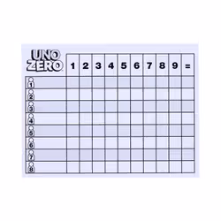Games UNO Zero Card Game for Kid, Adult & Family Nights, Parties & Travel, Includes Deck & Scorecard - Additional view 3