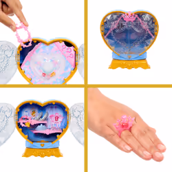 Disney Princess Jewel Reveal Cinderella Fashion Doll w/ 8 Surprises Including Gem Box & Accessories - Additional view 3