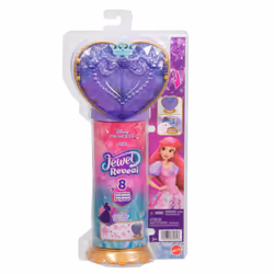 Disney Princess Jewel Reveal Ariel Fashion Doll w/ 8 Surprises Including Gem Box & 10 Accessories - Additional view 6