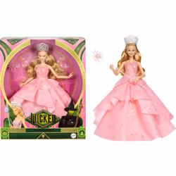 Mattel Universal Wicked Deluxe Glinda Fashion Doll & Accessories Including Crown & Scepter  Movie-Inspired Look with Posabili ...
