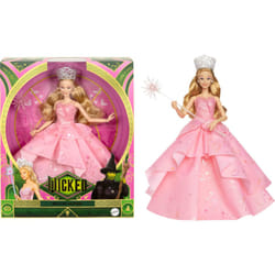 Mattel Universal Wicked Deluxe Glinda Fashion Doll & Accessories Including Crown & Scepter  Movie-Inspired Look with Posability