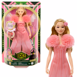 Mattel Wicked Singing Glinda Fashion Doll, Fashion doll, Female, 4 yr(s), Boy/Girl, Sounding, Multicolour