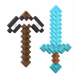 Minecraft Iron Pickaxe Battle Toy, Kid-Sized for Role-Play & Costumes, Inspired by the Video Game - Additional view 5