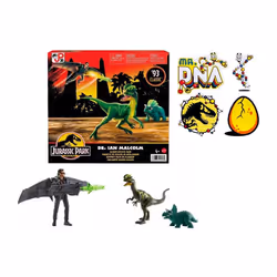 Jurassic World Park 93' Classic with Bonus Sticker (Dr. Ian Malcom - Glider Escape Pack)