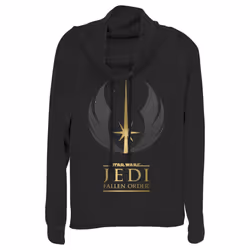 Star Wars Women's Jedi Symbol Fallen Order Sweater Black X-Small