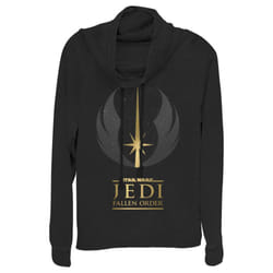 Star Wars Women's Jedi Symbol Fallen Order Sweater Black  X-Small