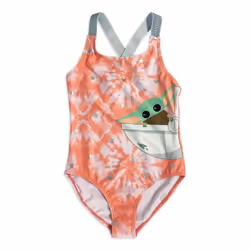 STAR WARS The Mandalorian The Child Little Girls One-Piece Swimsuit Pe