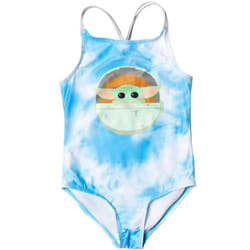 STAR WARS The Mandalorian The Child Little Girls One-Piece Swimsuit Ti