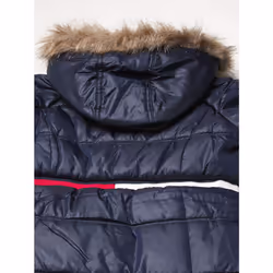Tommy Hilfiger Girls' Long Length Heavyweight Puffer Jacket with Polar