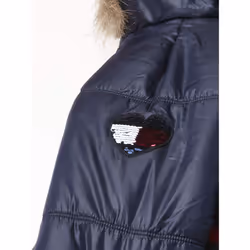 Tommy Hilfiger Girls' Long Length Heavyweight Puffer Jacket with Polar
