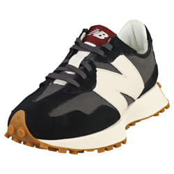 New Balance 327 Womens Fashion Trainers in Black White - 5