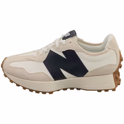 New Balance 327 Womens Fashion Trainers in Off White Navy - 8.5