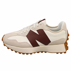 New Balance 327 Womens Fashion Trainers in White Burgundy - 5 UK