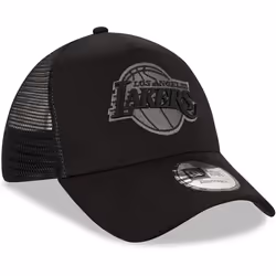 New Era Bob Team Logo Trucker Cap LA Lakers Black / Grey