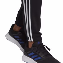 adidas Men's Standard Essentials Fleece Tapered Elastic Cuff 3-Stripes