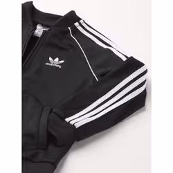 adidas Originals unisex baby Adicolor Superstar Tracksuit  Black/White