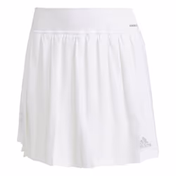 adidas womens Club Tennis Pleated Skirt Dress White/Grey X-Small US