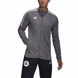 adidas Men's Tiro 21 Track Jacket Team Grey Four Small