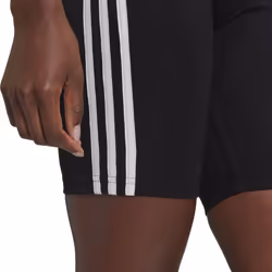 adidas womens 3-Stripes BK Shorts Black/White X-Large