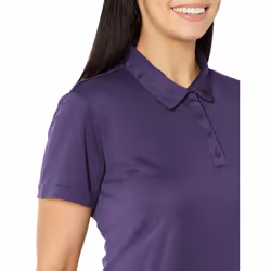 adidas Women's Performance Primegreen Polo Shirt  Purple  X-Large