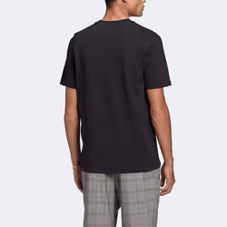 adidas Originals mens Trefoil T-Shirt Black/White Small