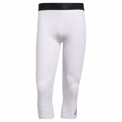 adidas Men's Techfit 3/4 Tights  White  X-Large