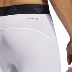 adidas Men's Techfit 3/4 Tights  White  X-Large