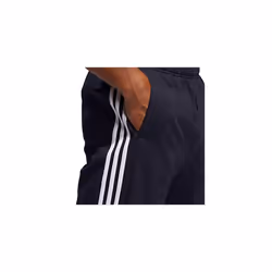 adidas 3-Stripes Fleece Linear Pants Men's  Black  Size M