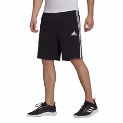 adidas Men's Designed 2 Move 3-Stripes Primeblue Shorts Black/White