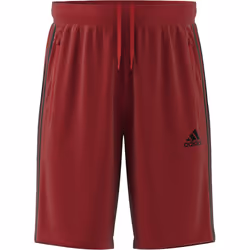 adidas Men's Size Designed 2 Move 3-Stripes Primeblue Shorts  Scarlet/