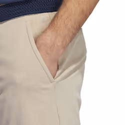 adidas Men's Crosshatch Golf Shorts  Hemp/White  30