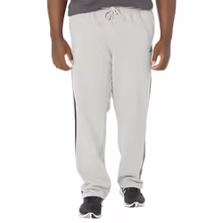adidas Men's Size Essentials Fleece Open Hem 3-Stripes Pants  Medium G