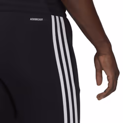 adidas Women's Aeroready Sereno Slim Tapered-Cut 3-Stripes Pants  Blac