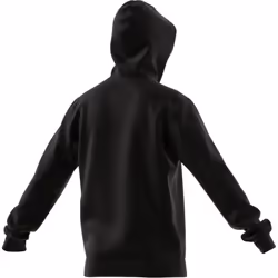 adidas Men's Essentials Fleece Hoodie  Black/White  XX-Large Big Tall