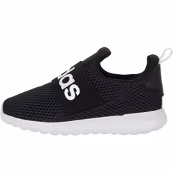 adidas Baby Lite Racer Adapt 4.0 Running Shoe  Black/Black/White  4 US Unisex Infant