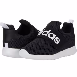 adidas Baby Lite Racer Adapt 4.0 Running Shoe  Black/Black/White  4 US Unisex Infant