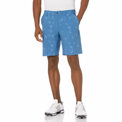 adidas Men's Ultimate365 Night Camo Print Golf Shorts Focus Blue 34
