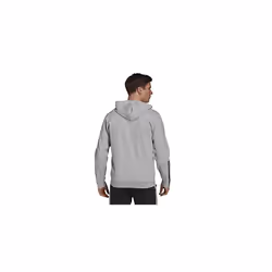 adidas Men's Essentials Doubleknit Cut 3-Stripes Full-Zip Hoodie  Medi