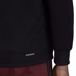 adidas Men's AEROREADY Sereno Cut 3-Stripes Slim Track Top  Black/Grey
