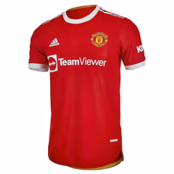 adidas Men's Manchester United Home Authentic Soccer Jersey 2021/22 (S