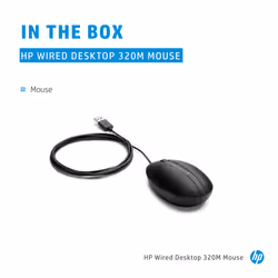 HP Wired Desktop 320M Mouse - Additional view 7