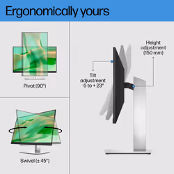 HP E-Series E24 G4 FHD Monitor - Additional view 4