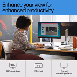 HP E-Series E24 G4 FHD Monitor - Additional view 6