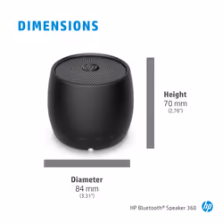 HP Black Bluetooth Speaker 360 - Additional view 7