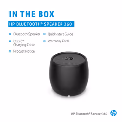 HP Black Bluetooth Speaker 360 - Additional view 8