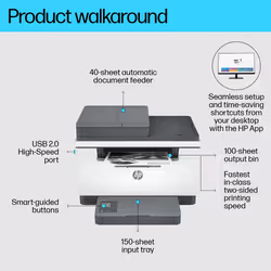 HP LaserJet MFP M234sdn Printer - Additional view 6