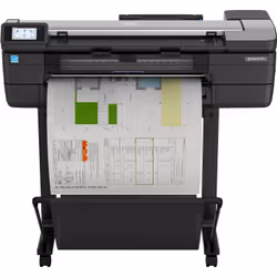 HP Designjet T830 24-in Multifunction Printer, Inkjet, 2400 x 1200 DPI, CALS G4, HP-GL/2, HP-RTL, TIFF, URF, Cyan, Magenta, M ...