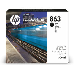 HP 863 500-ml Black PageWide XL Ink Cartridge