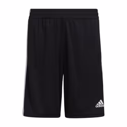 adidas Boys Classic 3-Stripes Shorts (Black X-Large)