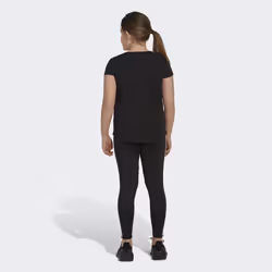 adidas Girls Size AEROREADY Performance Long Tights  Black  X-Large (1